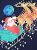 Ropa Infantil Transfronteriza Otoño e Invierno Navidad Camiseta de Manga Larga Estampado de Alce de Dibujos Animados Suéter Infantil Europeo y Americano Disponible al por Mayor