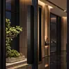 Manijas de puerta de acero inoxidable con patrón de nube auspiciosa para puertas de vidrio, adecuadas para uso interior y exterior. Ventas directas desde la fábrica de origen para proyectos de hoteles y clubes