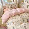 Juego de Seis Piezas para Cama de Dormitorio, Juego de Tres Piezas para Estudiante, Juego de Cuatro Piezas, Artículos Escolares de Algodón Puro, Juego Completo de Colchas y Ropa de Cama