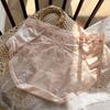 Ins Ropa Interior Sexy de Satén y Encaje para Mujer de Cintura Media con Entrepierna de Seda de Morera Francesa Cómoda Transpirable Calzones Finos para Mujer