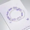 Explosões Super Fada Mori Cristal Lua Pulseira Feminina Design de Nicho Estudante Joker Cor Doce Pulseira de Namorada