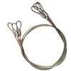 Cable de Acero Inoxidable 304 Engarzado Exterior Antirrobo Anticaídas Anticaída 5mm Secado de Ropa Bolsa de Gimnasio Recubierto de Plástico Cinturón de Seguridad