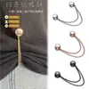 Fivela de Cintura para Roupas com Corrente Magnética, Ferramenta para Encurtar Pernas de Calça, Fivela de Fixação para Lenço de Cabeça, Ferramenta para Bainha de Manga, Anti-Exposição para Cardigan