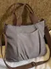 Bolso de Lona Retro Japonés Elegante 2026 Otoño Nueva Llegada Gran Capacidad Bolso Tote Casual para Viaje Diario Bolso de Hombro Único Bolso Cruzado