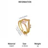 Anillo de Acero de Titanio Antidesvanecimiento, Anillo Geométrico de Corona Ajustable de Moda con Perla, Anillos de Nicho de Gama Alta al por Mayor