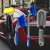 Cepillo para Neumáticos de Coche Cepillo para Ruedas Herramientas de Lavado de Coches Limpieza de Ruedas Rin de Rueda Descontaminación Fuerte Cepillo Negro