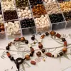 Cuentas de Madera Versátiles Retro Nuevo Estilo Chino Cuentas Sueltas Cuentas Espaciadoras Materiales para Manualidades DIY Accesorios para Pulseras Collares Joyería