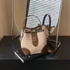 Bolso Tejido de Alta Gama 2026 para Mujer, Bolso Cruzado de Hombro Nuevo Elegante Versátil 2026, Bolso Cubo de Mano de Gran Capacidad