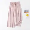 Calça Larga Infantil de Verão Calça Harem Colorida à Prova de Mosquitos Longa para Meninos e Meninas Calça Infantil Fresca e Confortável