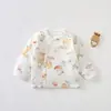 Ropa de Bebé Otoño Invierno 40g Chaqueta Fina de Algodón Unisex Ropa de Algodón para Bebé Top Grueso Cálido Forro de Algodón Puro