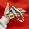 Llavero Colgante Flor de Dinero Dorada Lanyard para Teléfono Accesorio de Regalo Pequeño Regalo para el Día de la Madre Souvenir