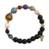 12 Pulseras de Doce Constelaciones, Pulseras de Cristal para Mujeres y Hombres, Abalorios Hechos a Mano, Piedras Naturales, Ocho Planetas, Estilo Popular Transfronterizo