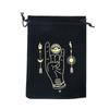 Bolsa de Almacenamiento de Objetos de Tarot Terciopelo Transfronterizo Cristal Joyería Empaque de Regalo Paquete de Almacenamiento Bolsillo con Solapa Pantalones