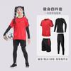 Ropa Ajustada para Niños Ropa de Entrenamiento Ropa de Secado Rápido Elástica Absorbente de Sudor Ropa de Entrenamiento de Baloncesto Fútbol Ropa Base Patinaje sobre Ruedas Boxeo Fitness