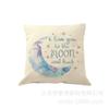 Amazon Temu Paisaje Animal Playa Funda de Almohada Sofá Sala de Estar Cojín Almohada Venta al por Mayor Transfronteriza Personalización