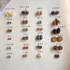 Pendientes de Planta Fruta Bellota Hechos a Mano DIY Fruta Pendientes Personalizados Creativos Material Chica Linda Pendientes Retro