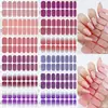 Conjunto de Arte de Unhas Transfronteiriço Meiko Morandi Adesivo Completo Cor Sólida Simples Foil para Unhas Degradê com Glitter em Estoque