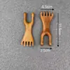 Peine de Masaje de Sándalo Dragón y Fénix Peine para Meridianos de la Cabeza de Sándalo Terapia para la Cabeza Masajeador Raspador Desbloqueo del Cuero Cabelludo Peine de Dientes Anchos Portátil