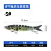 Weihe Sports Modelo B de Peixe Multi-Seções de 8 Seções 13,3cm 18,5g Isca Realista Isca Dura Atacado Transfronteiriço