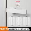 Cerradura de Puerta Invisible de un Solo Lado, Puerta Oculta Minimalista Negra Italiana, Pared Blanca de Fondo de un Solo Lado con Característica Antirrobo
