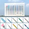 Paquete de 10 cabezales de pretratamiento ruso para pulir esmalte de uñas, cepillos de limpieza para manicura, herramienta de lijado y esmeril.