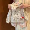 Conjunto de Otoño para Niñas 2026 Estilo Nuevo: Stylish y Linda Sudadera con Capucha y Mangas Largas de Dibujos Animados para Niñas Pequeñas
