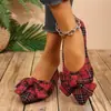Moda Nueva Primavera/Verano 2026 Talla Grande Casual Zapatos de Mujer Estilo Europeo y Americano Zapatos Planos para Mujer Comercio Transfronterizo
