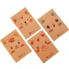 Caderno Fofo Mini Desenho Animado Caderno de Couro com Bolso na Aba Caderno de Calça Caderno Pequeno Portátil Caderneta Caderno