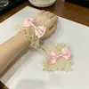 Tiara Original Lolita com Laço Estilo Lolita Renda Laço Grande Menina Kc Lo Menina Acessório de Cabelo para Uso Diário