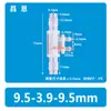 Plástico Diâmetro Variável Quatro Vias Multi-Especificação Mangueira Junta Pagoda Tubo de Água Potável Conexão Acessórios Material PP Quatro Vias