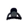 Pinza para el cabello de alta gama, exquisita y elegante con un toque vintage, color negro, diseño simple, accesorio para el cabello versátil y elegante