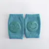 Meias de Bebê de Terry para o Verão 2025 Cotoveleiras Joelheiras de Bebê para Engatinhar Joelheiras de Bebê Joelheiras com Rosto Sorridente