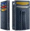 Clip para Dólares Estadounidenses Antimanético RFID Magnético Ultra Delgado de Cuero Portatarjetas Billetera de Bolsillo Clip para Dinero para Hombres
