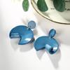 Brincos Acrílicos Personalizados, Brincos de Alto Nível de Luxo Leve, Brincos de Borla Versátil de Temperamento Estilo Ins, Criativos e Modernos