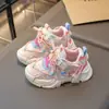 Zapatos de Padre de Suela Blanda para Niñas Primavera y Otoño Nuevos Zapatos Deportivos de Malla Transpirable Zapatos Ligeros Antideslizantes para Niños 6-8-12 Años