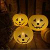 Globos de Halloween de 12 Pulgadas, Hermosas Bolas de Linterna de Mar, Set de Decoración de Fiesta de Látex de Calabaza, Productos Transparentes