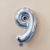 Globo pequeño de aluminio digital versión gorda de 16 pulgadas para niños de un año, globo de película de aluminio digital, globo de decoración para fiesta, venta al por mayor