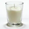 Vela de Vidrio Transparente sin Olor Estilo Europeo Clásico 103 Vela Iluminación Color Blanco Marfil para Cena Romántica a la Luz de las Velas Boda