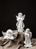 Figura de angelito de estilo europeo retro, adornos artísticos, estatuas de yeso, modelos decorativos
