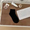 Calcetines de Lunares Blancos y Negros para Mujer, Calcetines Cortos, Estilo Delgado Primavera y Verano 2026, Calcetines Cortos de Moda, Anti-Olor, Calcetines Zhuji