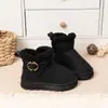 Botas de Neve Infantis 2026 Outono/Inverno Novo Clássico Com Pelúcia Quente Impermeável Botas de Algodão Para Meninas Espessadas Casuais Quentes