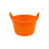 Taza de Huevo de Silicona de Venta Caliente Transfronteriza Grado Alimenticio Resistente a Altas Temperaturas Fácil de Limpiar Engrosada Binaural Taza para Pastel Molde para Pastel