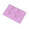 Molde de silicona para pasteles con encaje de seis agujeros, fácil de desmoldar, herramientas de cocina para hornear, directo de fábrica