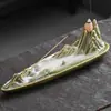 Novo Queimador de Incenso Cerâmico Antigo Criativo de Refluxo Porta-Incensos para Sala Cerimônia do Chá Zen Incenso em Vara Queimador de Incenso Porta-Incensos Ornamentos