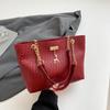 Bolso de hombro para mujer, bolso de mano bajo el brazo, informal, hermoso, primavera 2025, nuevo, de moda, estilo coreano, sencillo, portátil, para mujer.