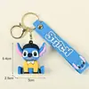 Llavero colgante de Stitch transfronterizo, figura de goma blanda de dibujos animados, regalo de vacaciones, pequeño regalo creativo, personalizable