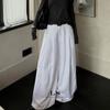 Ls Nueva MarcaEtiqueta Negra Minimalista Gran Marca Principios de Otoño Nuevo Minimalista Versátil para Viajar Holgado Casual Pantalones 30239