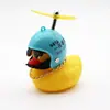 Decoração de Carro Pato Amarelo Pequeno, Capacete Tendência do Tiktok para Carros e Motos, Pato Quebra-Vento Estilo Celebridade da Internet Acessório para Carro