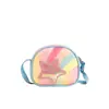 Bolso de hombro de estrella con purpurina arcoíris para niños y niñas, monedero de lentejuelas con purpurina, linda bolsa de viaje para niñas, nueva bolsa para niños