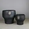Maceta de barro rojo, cerámica rústica y fresca, maceta estilo coreano, maceta en relieve, transpirable, resistente a altas temperaturas, engrosada, adecuada para jardinería de suculentas